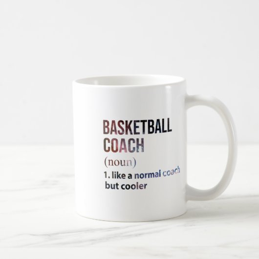Mug Entraîneur De Basket Comme Un Entraîneur Normal Ma (Droite)