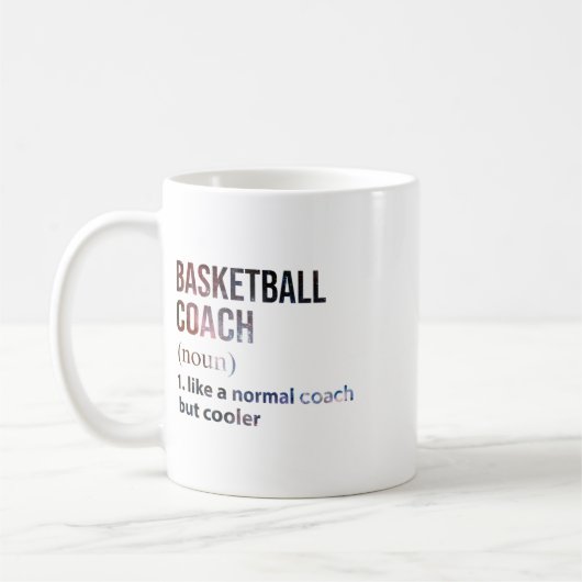 Mug Entraîneur De Basket Comme Un Entraîneur Normal Ma (Gauche)
