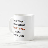 Mug entraîneur de basket, génial (Devant gauche)