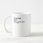 Mug Entraîneur De Basketball Comme Un Entraîneur Norma (Gauche)
