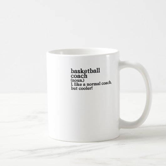 Mug Entraîneur De Basketball Comme Un Entraîneur Norma (Droite)