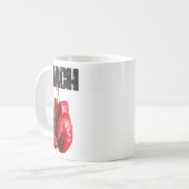 Mug Entraîneur de boxe drôle (Devant gauche)