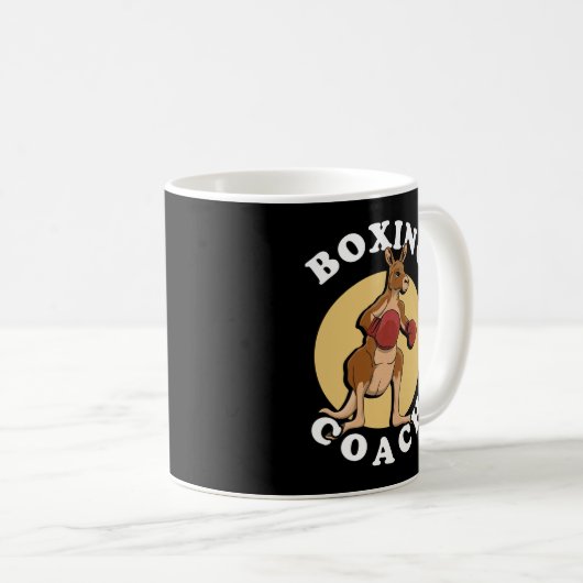 Mug Entraîneur de boxe Kangourou (Devant droit)