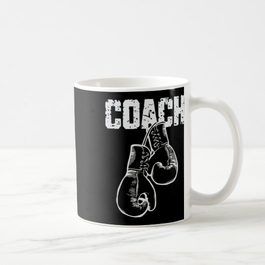 Mug Entraîneur de Boxe Kickboxing Gants de Boxe Rétro (Droite)