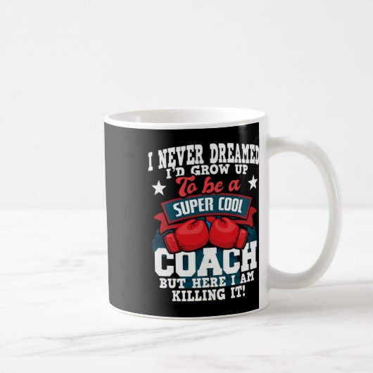 Mug Entraîneur de boxe - Kickboxing Kickboxer Gymnase (Droite)