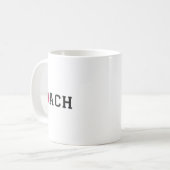 Mug Entraîneur de Cheer Cheerleading Coach _2  (Devant gauche)