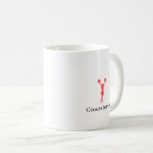 Mug Entraîneur de cheer incroyable difficile à trouver (Devant droit)