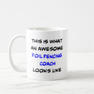 Mug entraîneur de clôture de feuille, génial