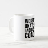 Mug Entraîneur de crosse le plus drôle du monde (Devant gauche)
