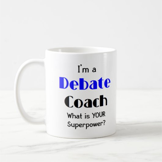 Mug entraîneur de débat (Gauche)