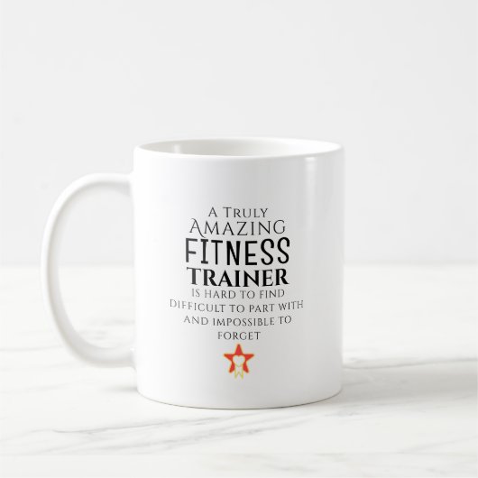Mug Entraîneur de fitness incroyable difficile à trouv (Gauche)
