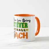 Mug Entraîneur de football Merci (Devant droit)