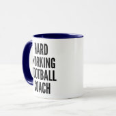 Mug Entraîneur De Football Travailleur Dur (Devant gauche)