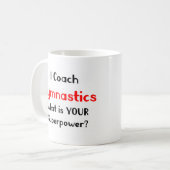 Mug entraîneur de gymnastique (Devant gauche)