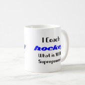 Mug entraîneur de hockey (Devant droit)