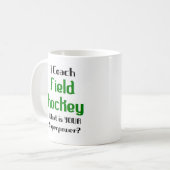 Mug entraîneur de hockey (Devant gauche)
