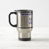 Mug entraîneur de hockey du nom de tous les joueur (Gauche)