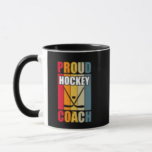 Mug Entraîneur de hockey fière couleur