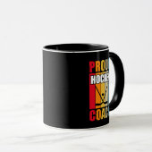 Mug Entraîneur de hockey fière couleur (Devant droit)