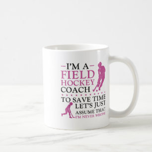 Mug Entraîneur de hockey sur gazon Je suis un entraîne