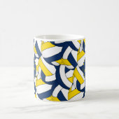 Mug entraîneur de l'équipe de volley-ball jaune bleu m (Centre)