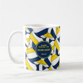 Mug entraîneur de l'équipe de volley-ball jaune bleu m (Gauche)