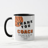 Mug Entraîneur de Merci de basket-ball (Gauche)