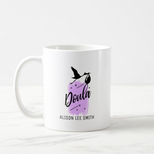 Mug Entraîneur de naissance de Doula (Gauche)