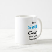 Mug entraîneur de natation (Devant droit)