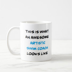Mug entraîneur de natation artistique, génial