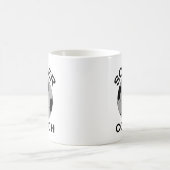 Mug Entraîneur de soccer Gris Classique Flacon (Centre)