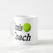 Mug Entraîneur de tennis demi-texte (Devant gauche)