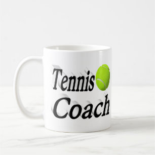 Mug Entraîneur de tennis demi-texte