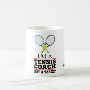 Mug Entraîneur de tennis pas la cible avec balle