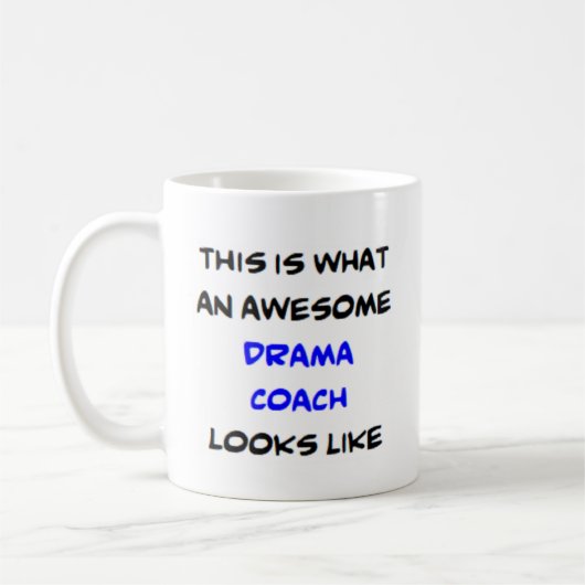 Mug entraîneur de théâtre, génial (Gauche)
