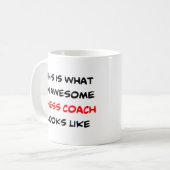 Mug entraîneur d'échecs, génial (Devant gauche)