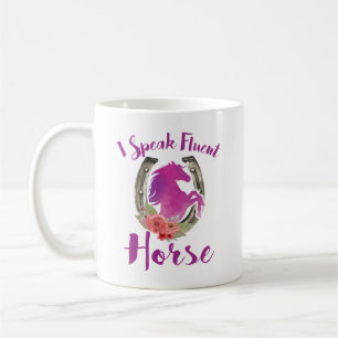 Mug Entraîneur équestre Je Parle Cheval Fluent