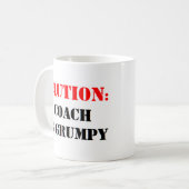 Mug entraîneur grincheux (Devant gauche)