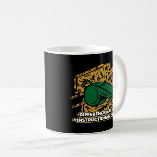 Mug Entraîneur instructif Différencier Maker Enseignan (Devant droit)