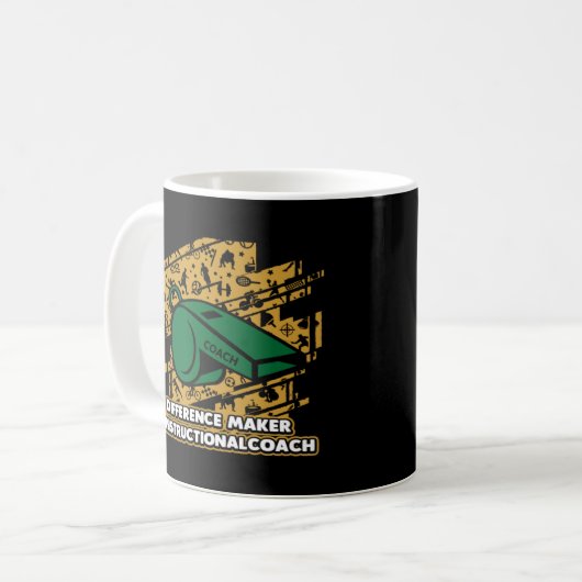 Mug Entraîneur instructif Différencier Maker Enseignan (Devant gauche)