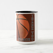 Mug Entraîneur Merci de basket-ball (Centre)