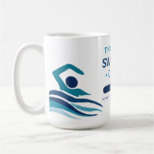 Mug Entraîneur moderne d'équipe de natation (Gauche)