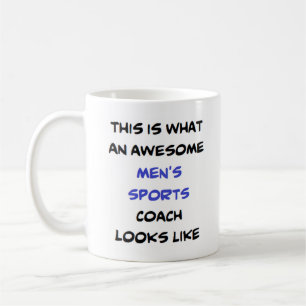 Mug entraîneur sportif masculin, génial