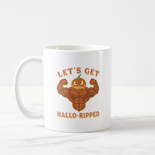 Mug Entraînons-nous pour Halloween : Let's Get Hallo R (Gauche)