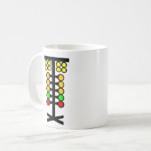 Mug Entrave emballant l'échafaudage commençant l'arbre (Devant gauche)