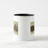 Mug Entrée à la forêt en hiver (Centre)