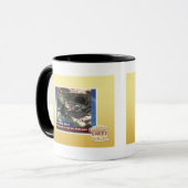 Mug Entrée au côté en noir (Devant gauche)