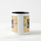 Mug Entrée au côté en noir (Centre)