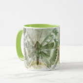Mug Entrée de papillon vert avec porte en fer (Devant gauche)