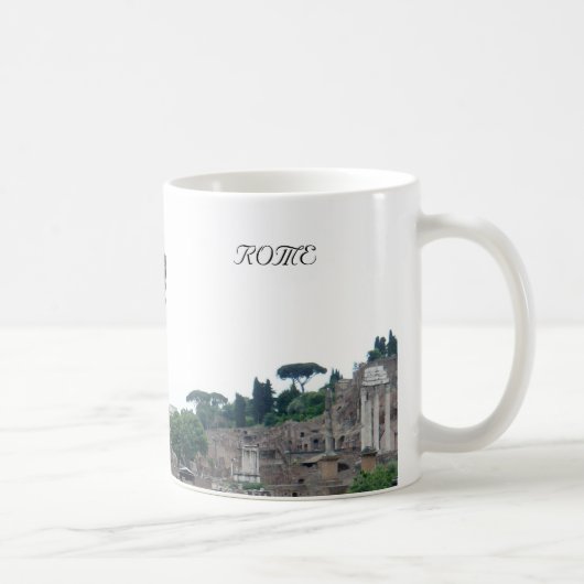 Mug Entrée romaine de ruines à Rome Italie (Droite)
